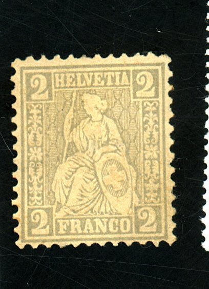 SWITZERLAND #41 MINT FVF OG LH Cat $175