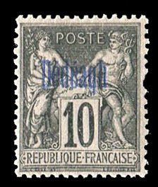 French Colonies, French Offices in Turkey - Dedeagh #3a Cat$42.50, 1893 10c b...