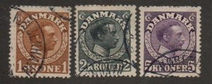 Denmark 132-134 Used