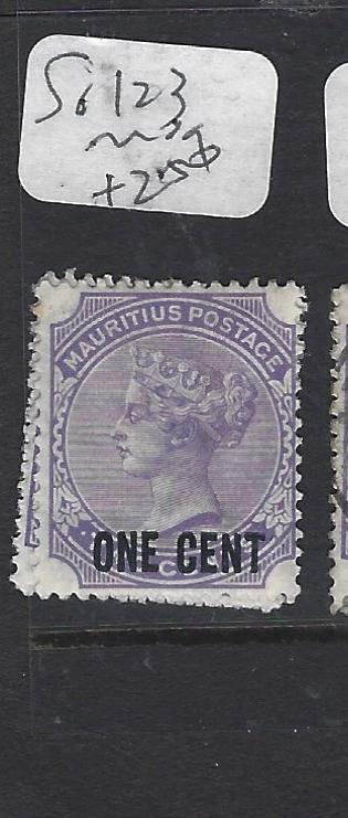 MAURITIUS   (P0810B)    QV  1C SURCH  SG 123   MOG