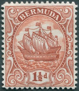 Bermuda 1934 1½d red-brown SG79b unused