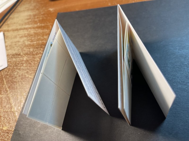 GUERNSEY # 453a-453b-MINT NEVER/HINGED--2 COMPLETE BOOKLETS--1991