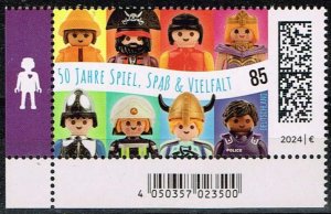 Germany 2024, Sc.# MNH, Playmobil Toy Figurines, 50 Years, Michel#3820