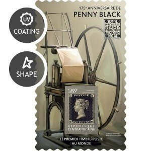 Centrafrique 2015 MNH. PENNY BLACK |  Michel Code: 5247 / Bl.1262