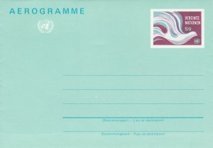 United Nations - Vienna # UC1, Aerogramme, Mint, 1/2 Cat.