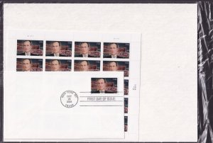 Scott #3882 Moss Hart (Broadway Theater) Full Sheet of 20 Stamps w/FDC - Sealed