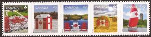 Canada - Scott# (014 - MNH Strip) 2616i (2013) VF Permane...