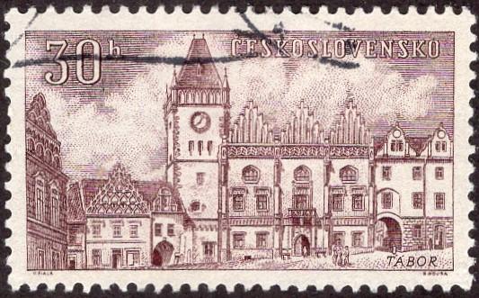 Czechoslovakia 716 - Used - 30h Tabor (1955)