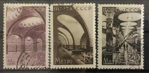 Russia 687-689 CTO Moscow subway set