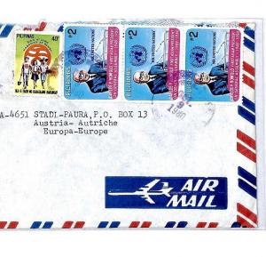 Philippines *YAKAN VILLAGE* Air Mail Cover {samwells-covers} 1980 CP33