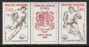 Andorra French 1982 Football World Cup VF MNH (297a)