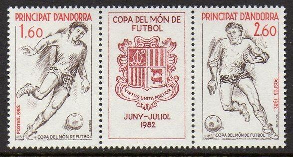 Andorra French 1982 Football World Cup VF MNH (297a)