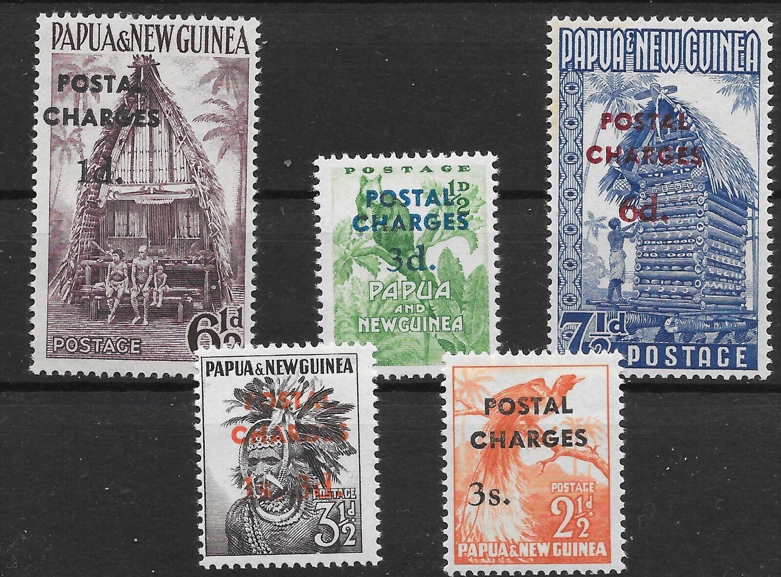Papua New Guinea Sgd2/6 1960 Postage DUE SET MNH (P) | Australia