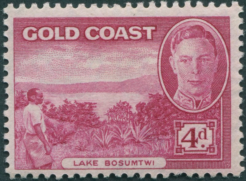 Gold Coast 1948 4d magenta SG141 unused