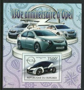 Burundi #1095 MNH S/Sheet - Opel RAK Car