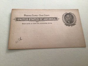 U. S. The Honest Government Republican Organization 1900 postal card 67096