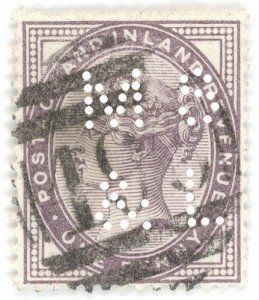 (I.B) QV Commercial Perfin : (Manchester, Sheffield & Lincolnshire Railway)