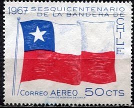 Chile; 1967: Sc. # C277: Used Cpl. Set