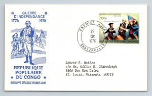 Congo 1976 FDC - Independence War - F12957