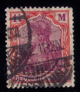 Germany Reich Stamp 1920 MI 151y QUARTREFOILS ERROR WM & CANCEL VF Cat. $1500