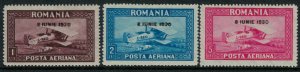 Romania #C7-9* CV $24.00