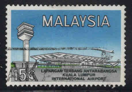 Malaysia Scott 18 Used KL Airport stamp