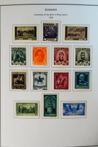 Romania Magnificent 1800s to 1980s Stamp Collection Several Thousand Issues