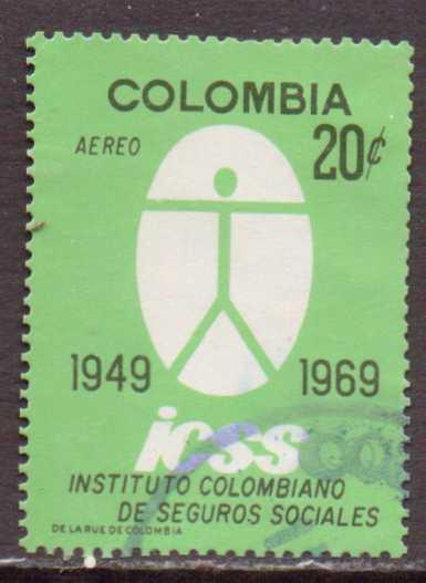 Colombia   #C518  used  (1969)  