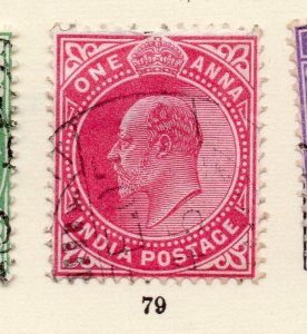 India 1902 Early Issue Fine Used 1a. 265985