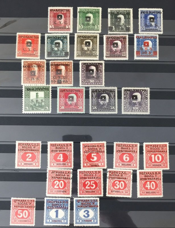 Austria Feldpost Bosnia Fiume Early M&U Collection (Apx 250) GM2211