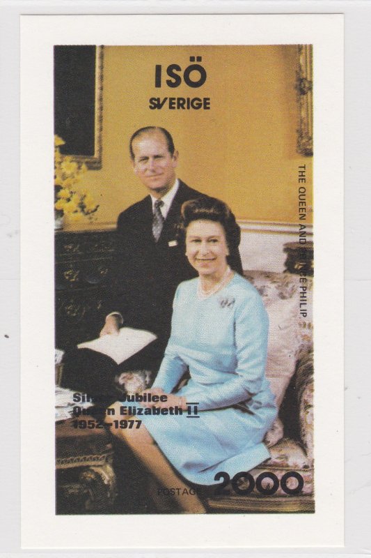 Sverige, Queen Elizabeth' Coronation Silver Jubilee, Cinderella Items