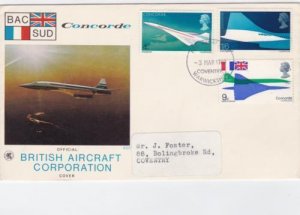 bac sud concorde british aviation corporation official 1969 cover ref r14753