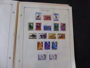 Belgium Congo 1941-1971 Stamp Collection on Alb Pgs