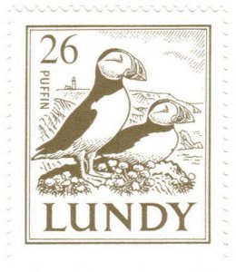 (I.B) Cinderella Collection : Lundy Puffin 26p