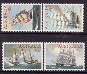 Australia-Sc#894-7- id12-unused NH set-Clipper Ships-1984-