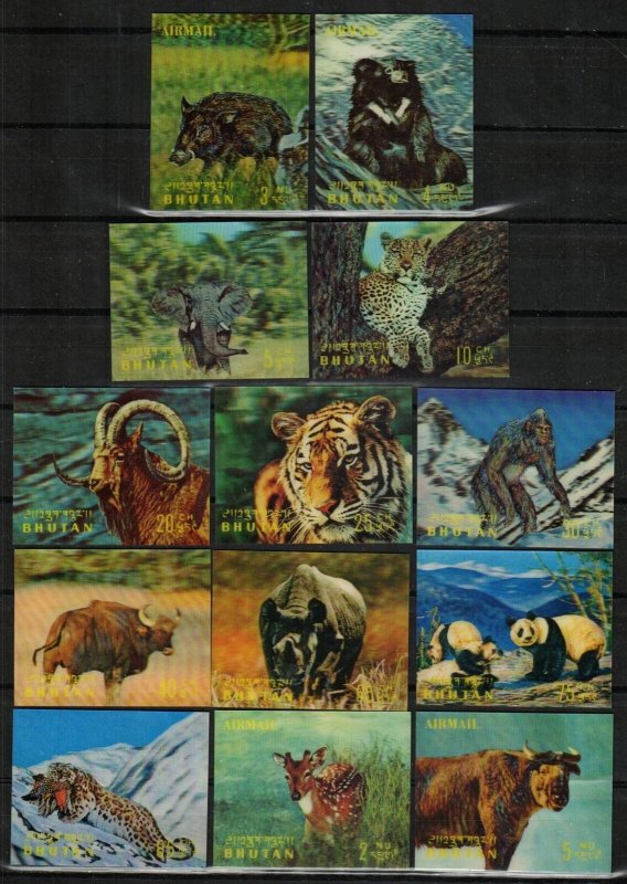 Bhutan Stamp 116-116L  - Animals