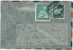 13307 - CHILE  - POSTAL HISTORY -  Airmail COVER to ARGENTINA