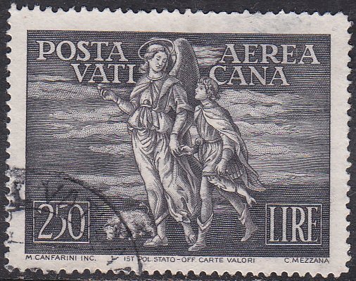 Vatican City C16  Archangel Raphael & Tobias 1948