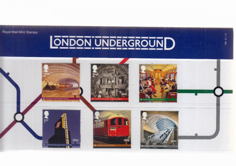 2013 LONDON UNDERGROUND PRESENTATION PACK No 480 INC MINI SHEET