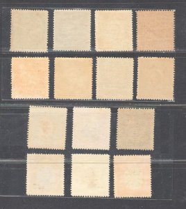 China 1940 Dah Tung Print SYS 大東版孫像票 (11v Cpt + 8c Shade & 2 No star) MVLH