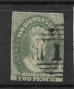 TASMANIA  1857-69  2d     QV  FU   SG 30