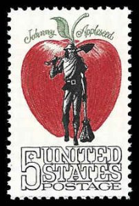 PCBstamps   US #1317 5c Johnny Appleseed, MNH, (5)