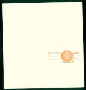 #UY24 Sam Adams Postal Reply Card (Unfolded)- MInt