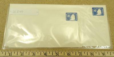 U549, 4c U.S. Postage Envelope lot of 2