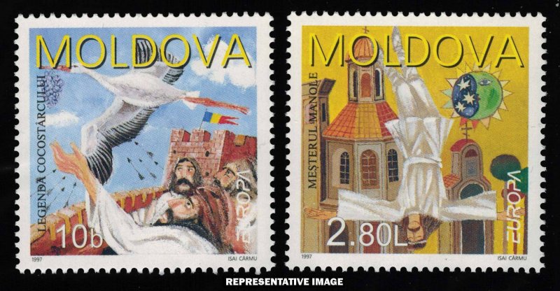 Moldova Scott 236-237 Mint never hinged.
