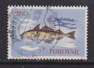 Faroe Islands  #98  used   1983    fishes  280o