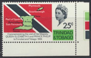 Trinidad & Tobago  SG 315  MNH  Royal Visit 1966  SC# 121 - see details