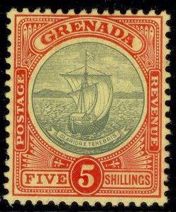 GRENADA EDVII SG88, 5s green & red/yellow, M MINT. Cat £80.
