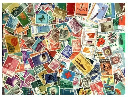 Indonesia Stamp Collection - 300 Different Stamps