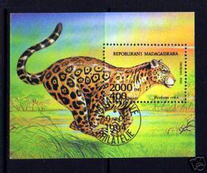 MALAGASY - 1995 -  WILD CATS - JAGUAR - S/SHEET!